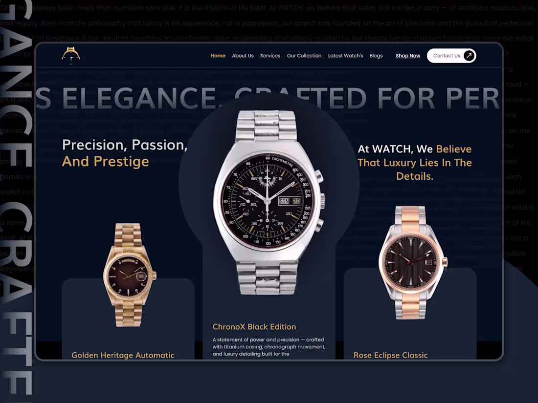 Cover image for Watch customization platform