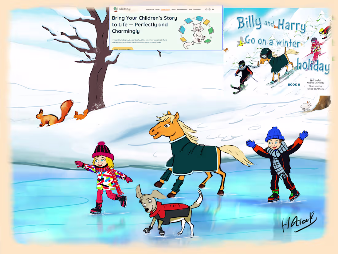 Cover image for A story book series I