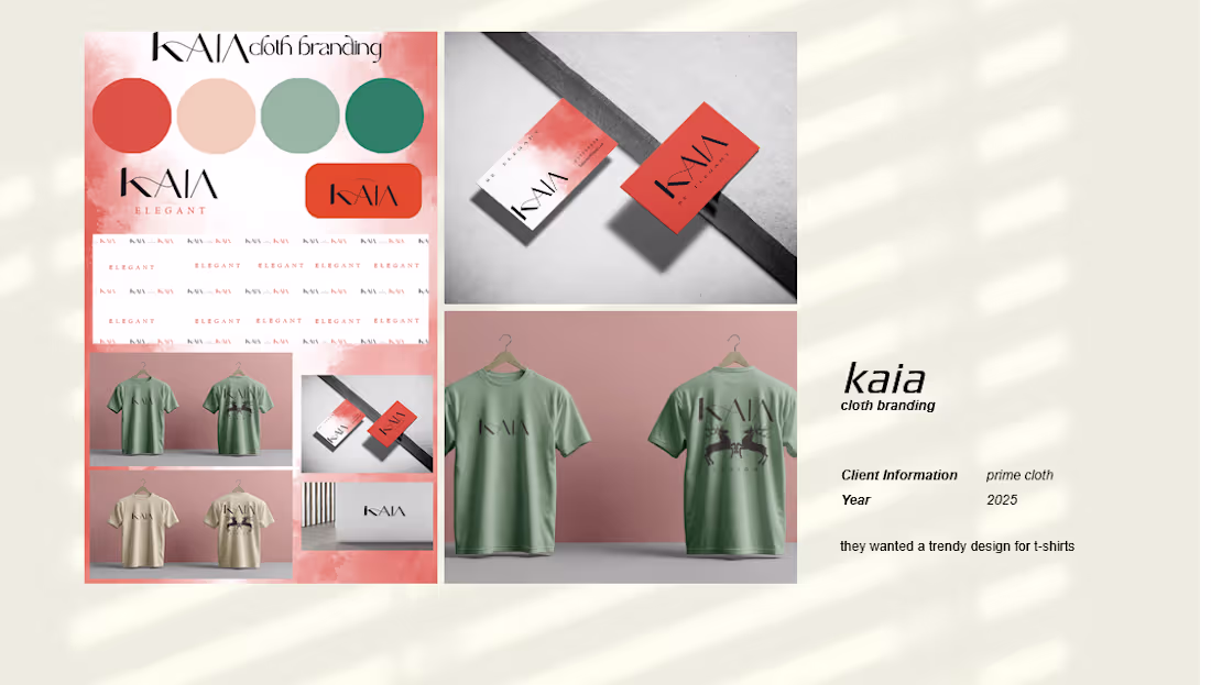 Cover image for KAIA — Clothing Brand Identity