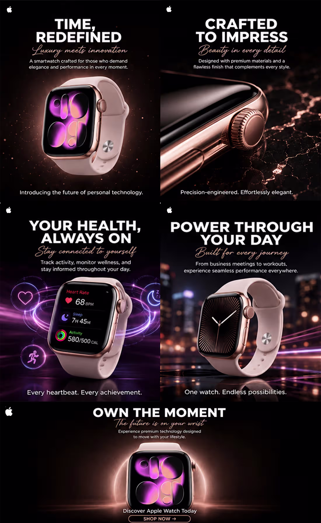 Cover image for Apple Watch Conceptual Ad Campaign