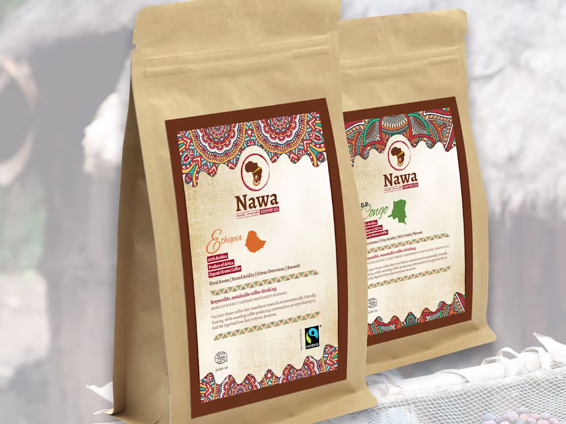 Cover image for NAWA Coffee Brand
Brand design