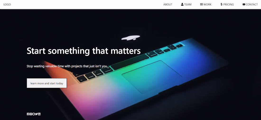 Cover image for Landing Page
A simple and clean