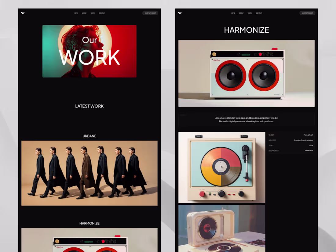 Cover image for Oryle — Creative Agency Portfolio Framer Template