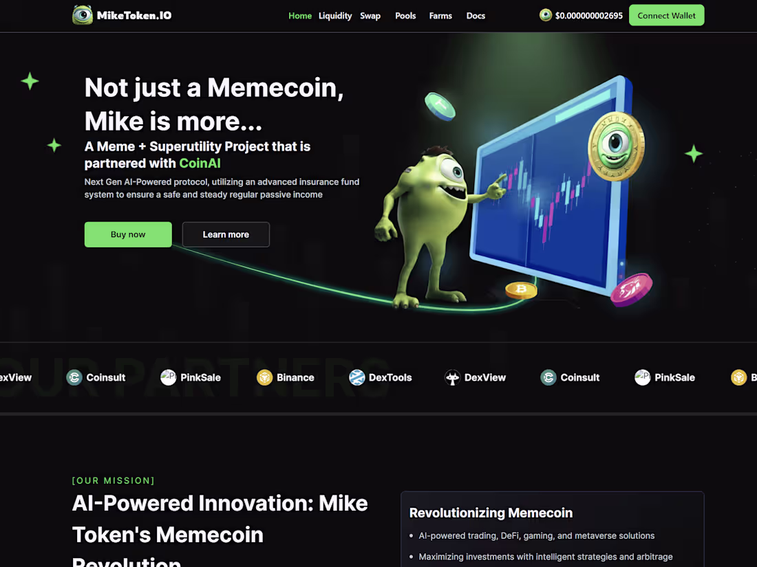 Cover image for Mike Token: Not just a Memecoin, Mike is more..