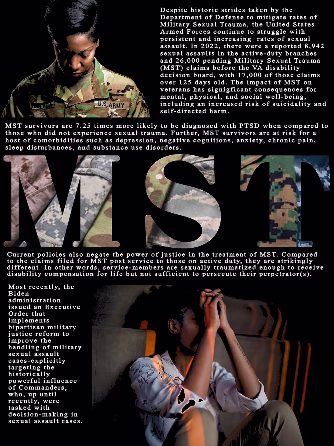 Cover image for “Military Sexual Trauma” :: Behance