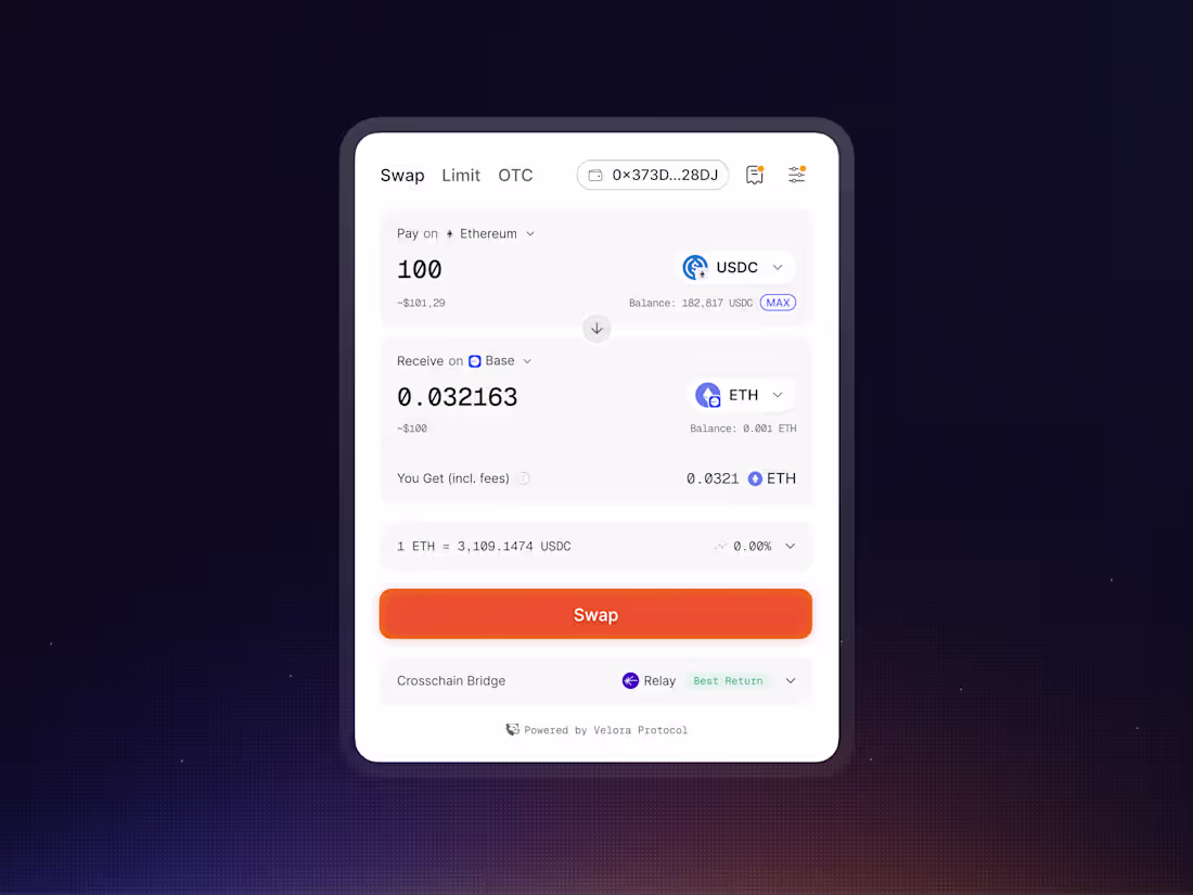 Cover image for Velora Trading Widget