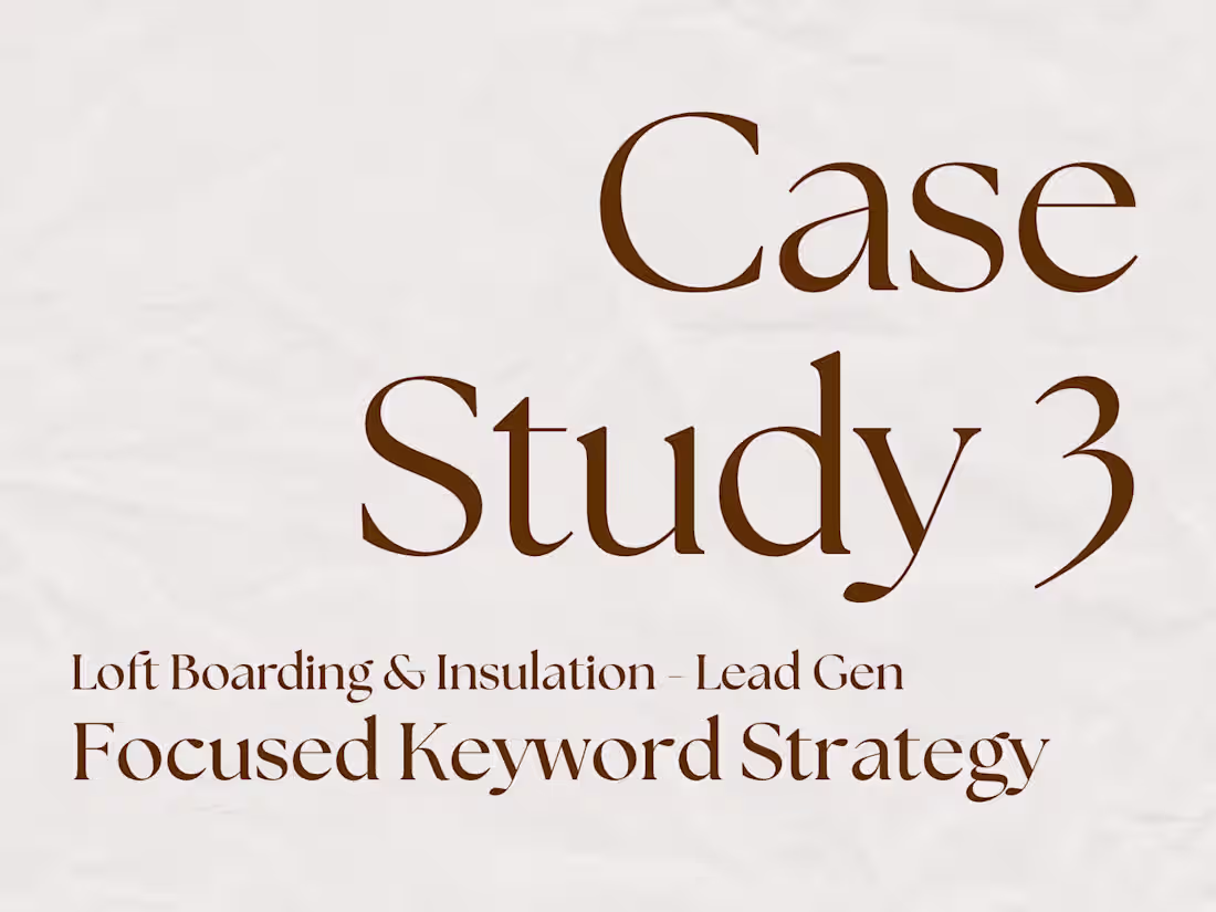 Cover image for Focused Keyword Strategy to Deliver High-Intent Leads
