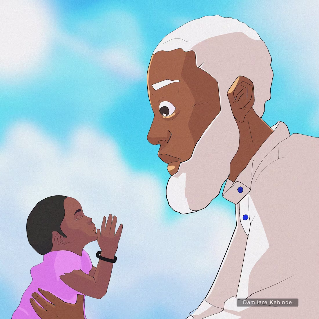 Cover image for "Our Father in Heaven, Hallowed be thy name." An artwork I w...