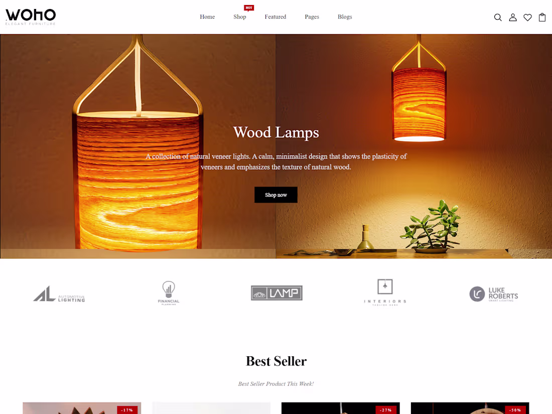Cover image for Shopify Lamp Store