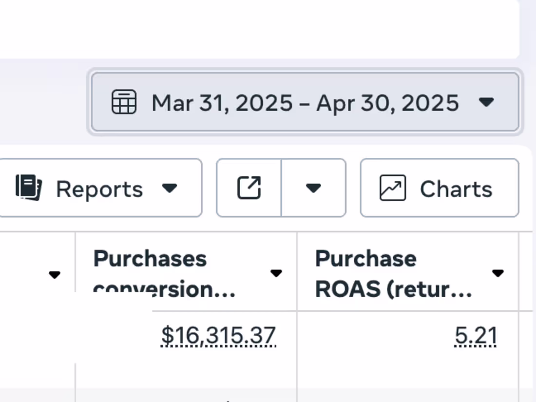 Cover image for Sales up by 400% - 5x ROAS Meta Campaign
