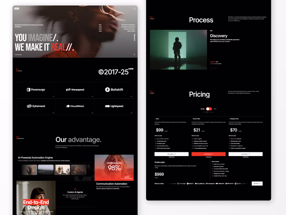 Cover image for Syntra AI Website