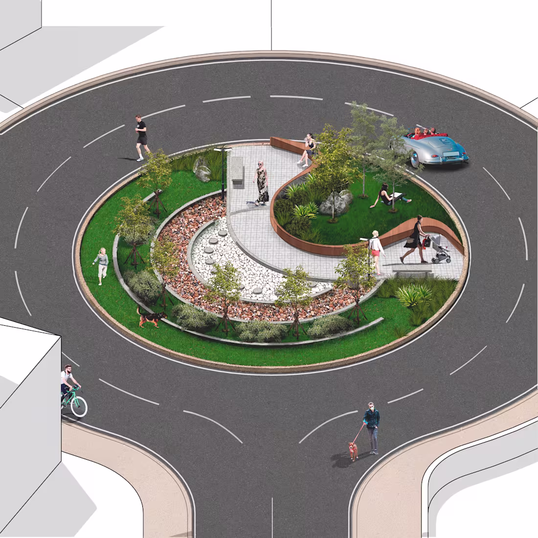 Cover image for ROUNDABOUT LANDSCAPE