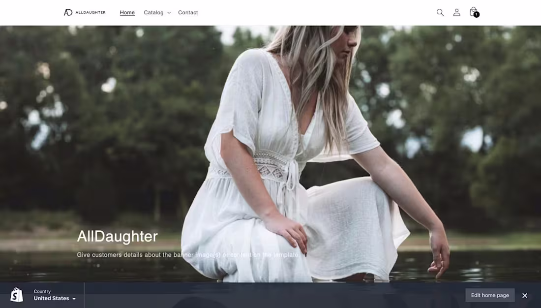 Cover image for Shopify developer for All Daughter
