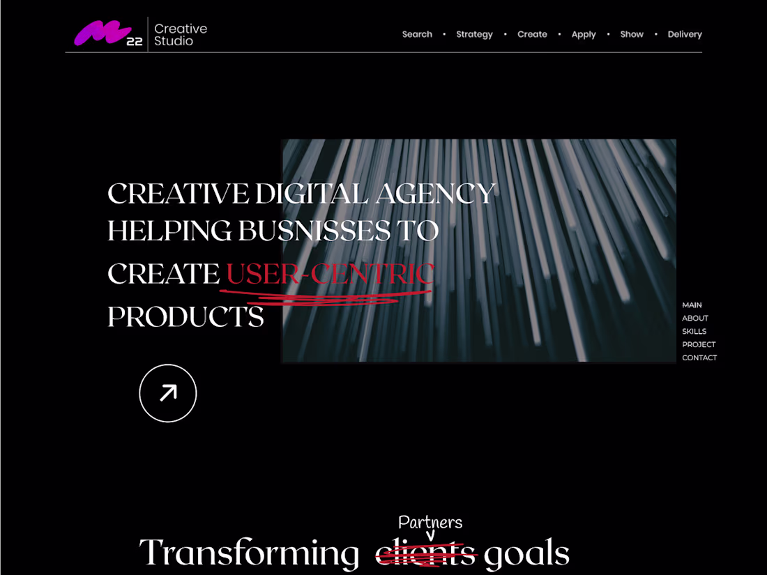 Cover image for Creative web design for digital agency
