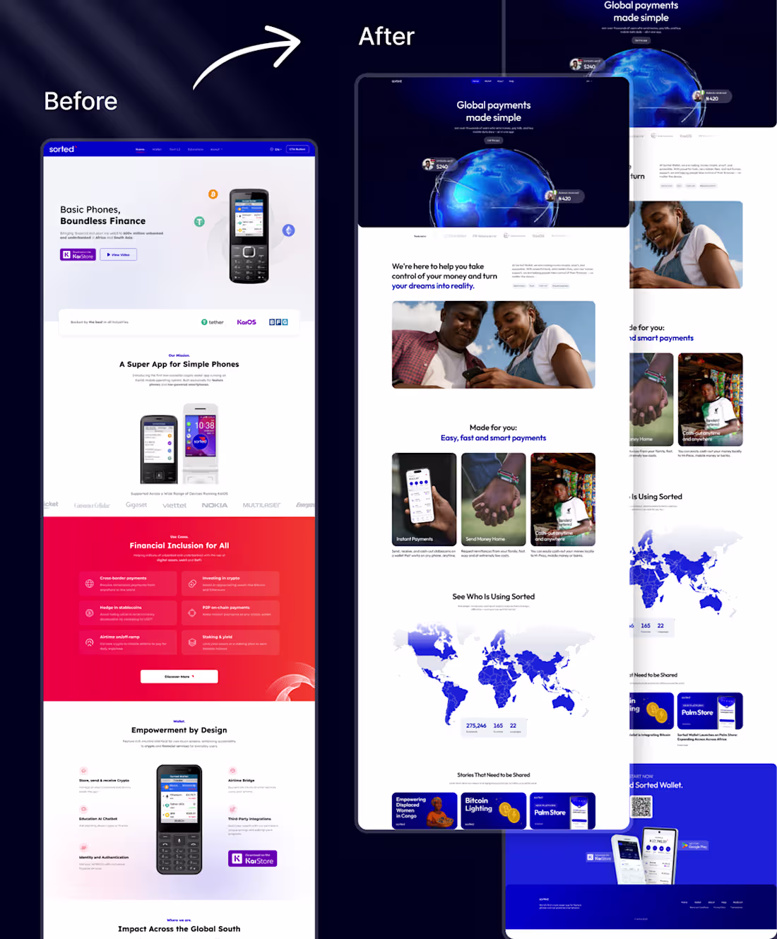 Cover image for Global Webflow Development for Sorted Wallet