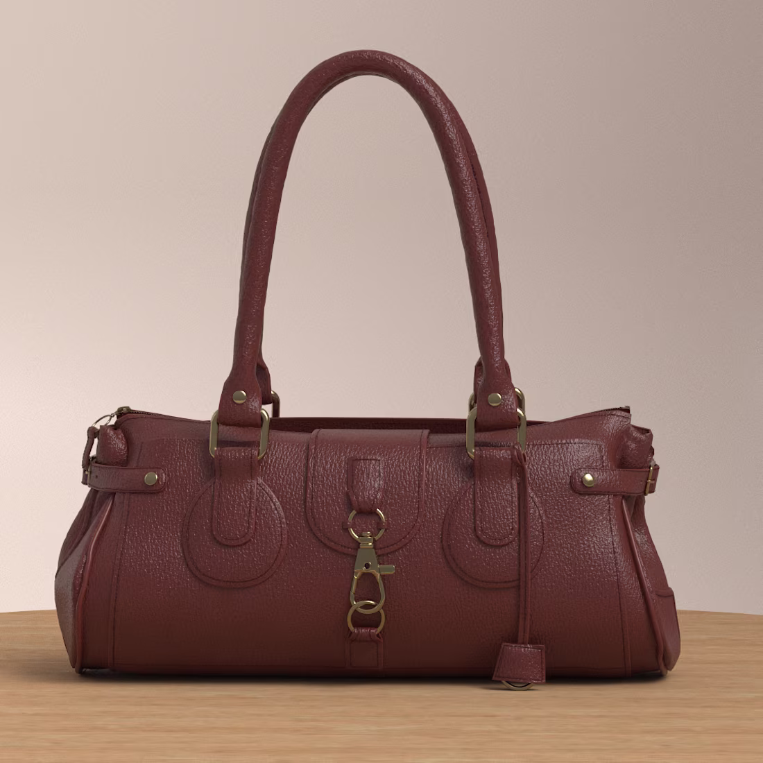 Cover image for A structured leather handbag study