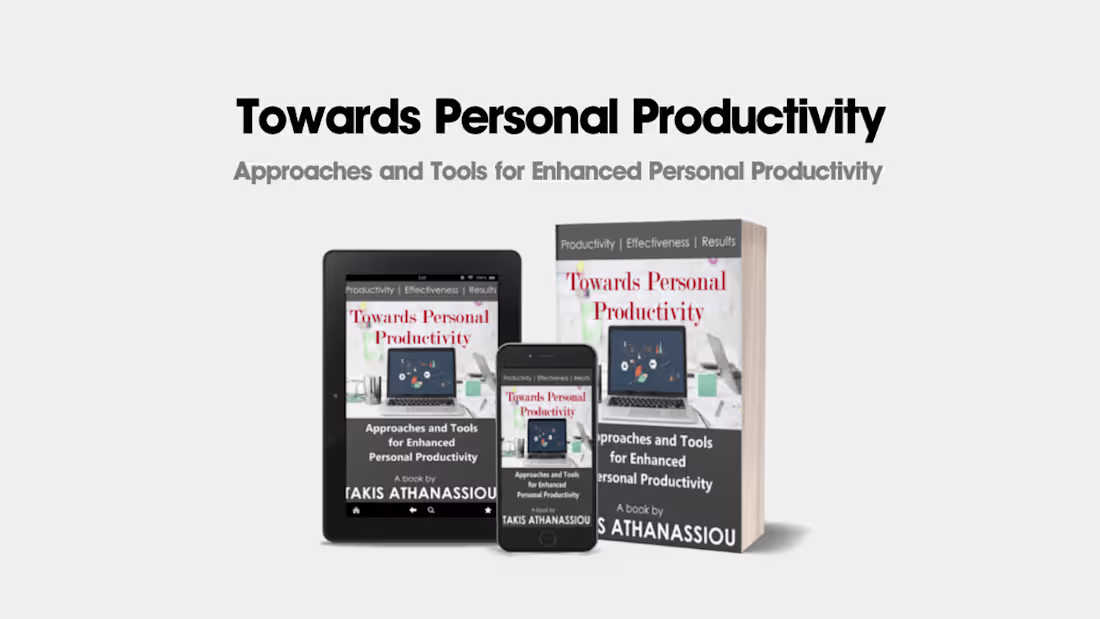 Cover image for Towards Personal Productivity eBook