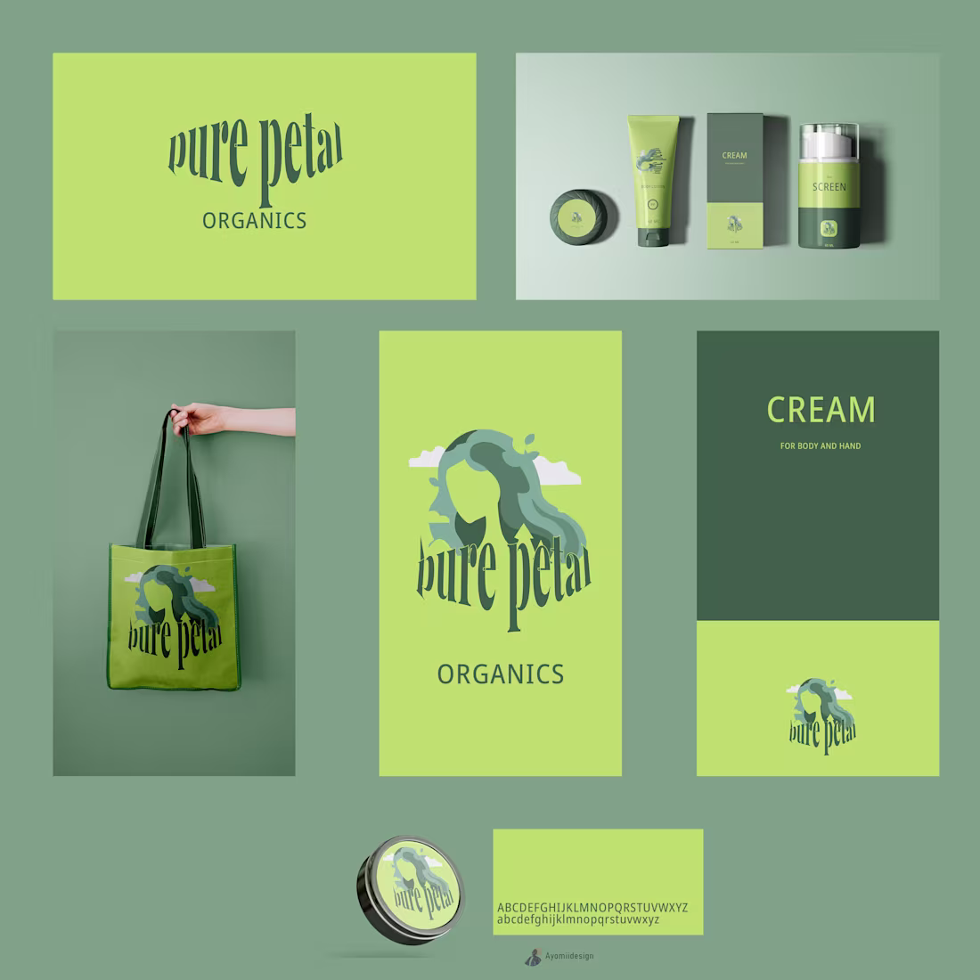 Cover image for Identity for Pure Petals Organics
