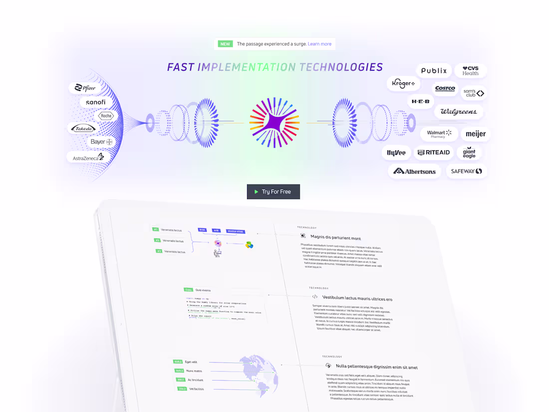 Cover image for Pharmaceutical Data Platform — Brand & Interface Design