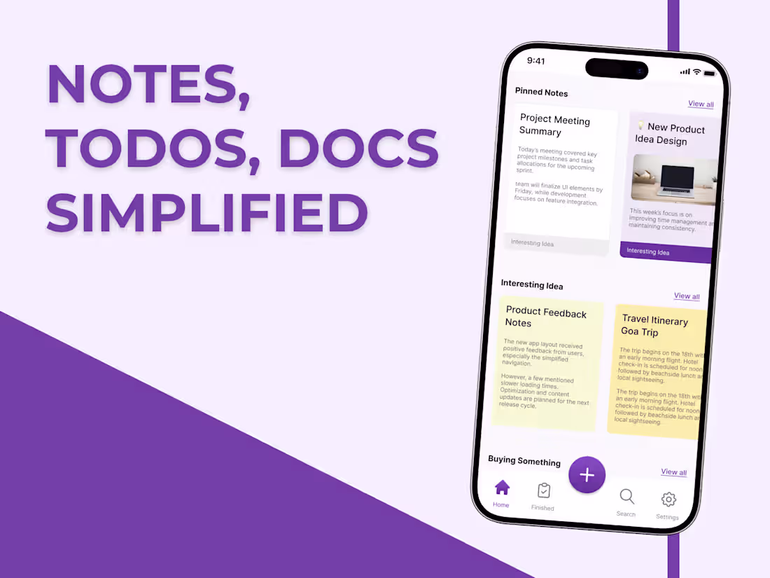 Cover image for Notely App UI Design