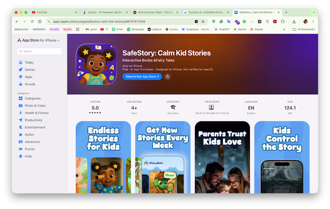 Cover image for An AI-driven kids storytelling app.