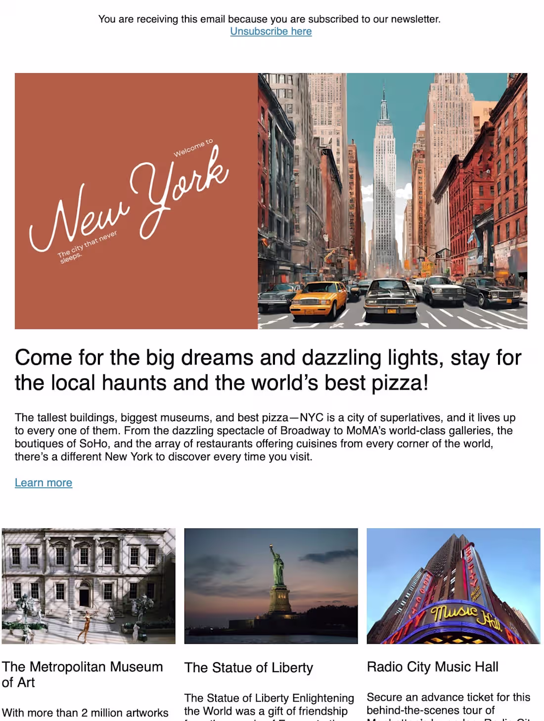 Cover image for Newsletter Email Template Creation