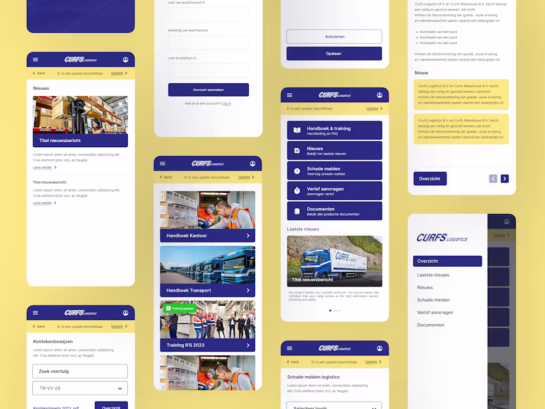 Cover image for #MOBILEAPPUI for CURFS LOGISTICS
