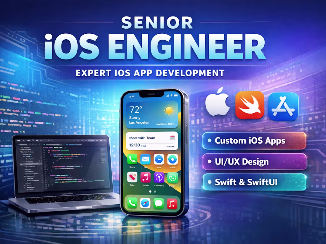 Cover image for Senior iOS Enginner | Swift | SwfitUI | Objective C