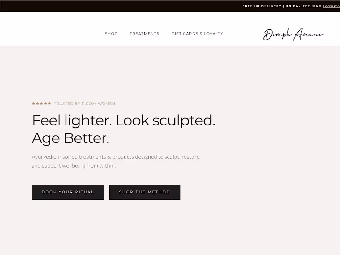 Cover image for Dimple Amani | Holistic Beauty and Wellness