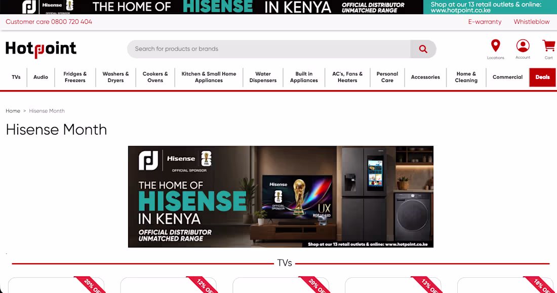 Cover image for Hotpoint Appliances Ltd was established