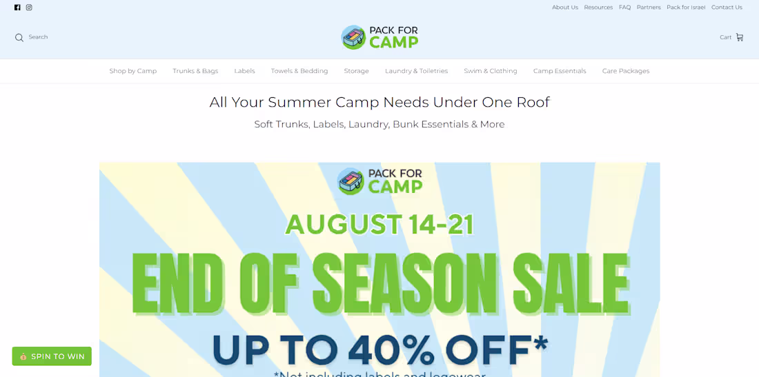 Cover image for Pack for camp | Shopify 2.0 migration