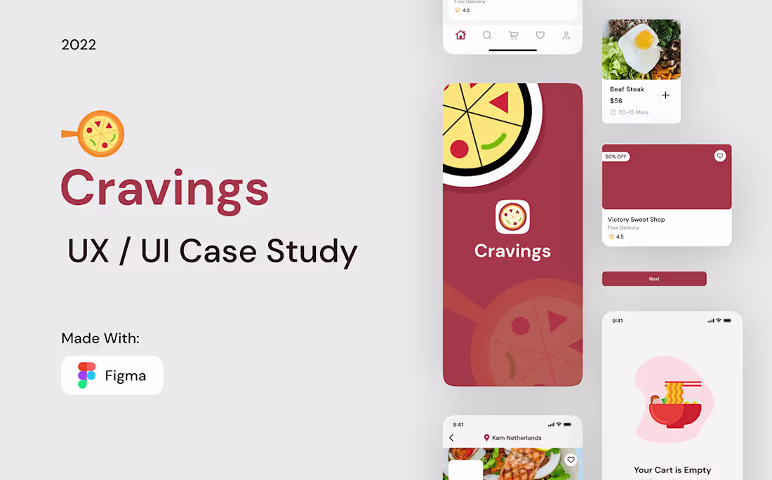 Cover image for Food Delivery App :: Behance