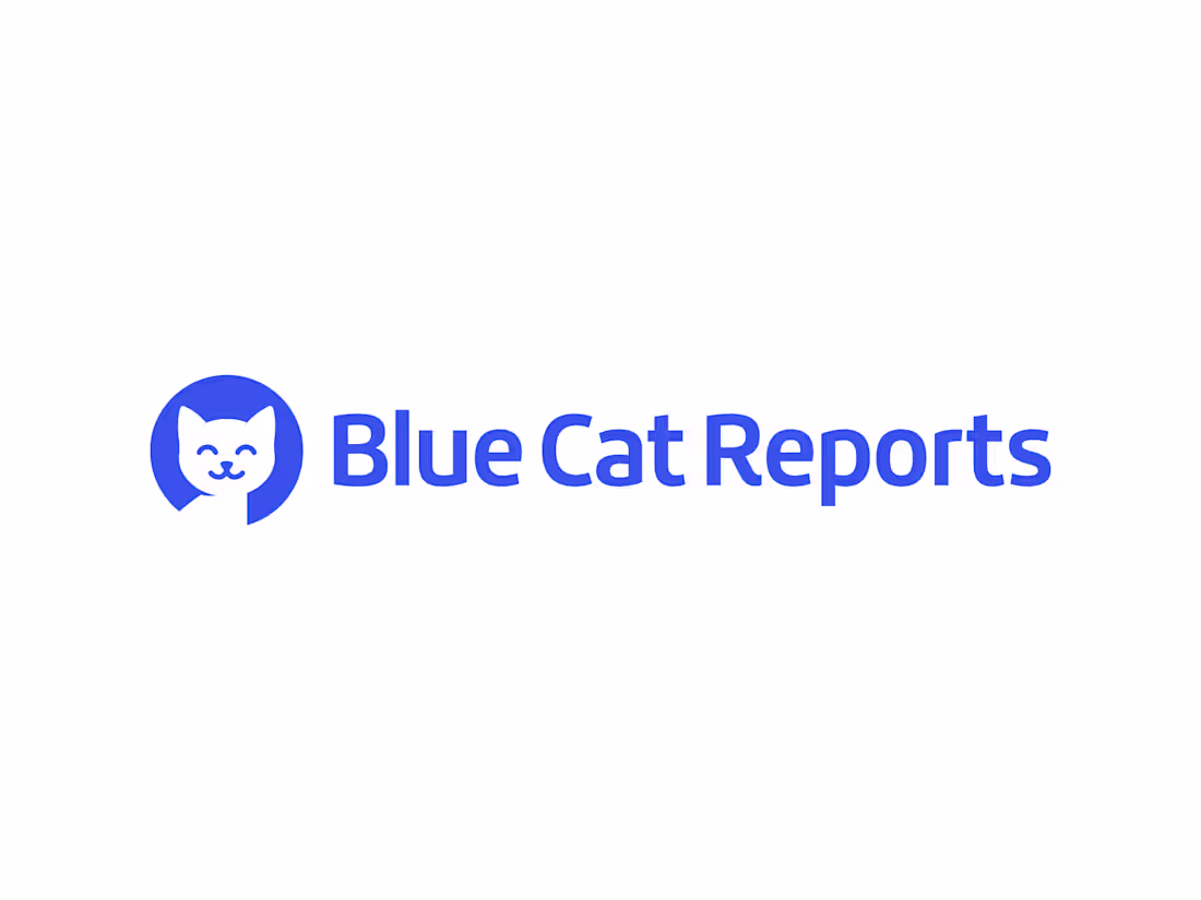 Cover image for Blue Cat Reports – Logo Design