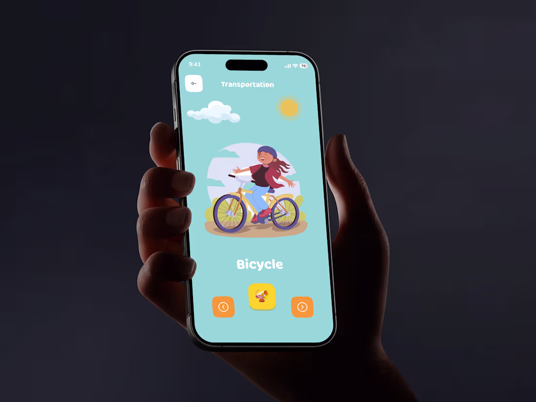 Cover image for Kids Learning App UI