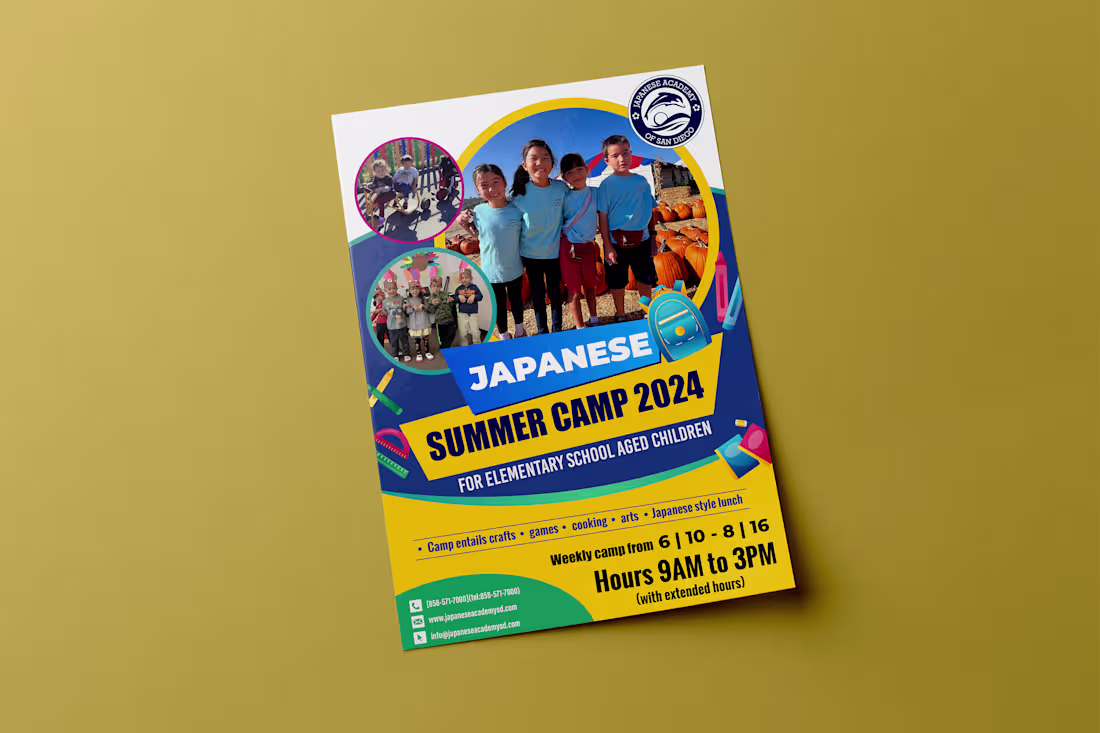 Cover image for School Camp Flyer