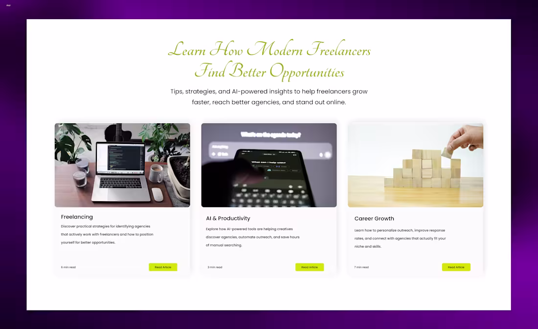 Cover image for A good blog section isn’t