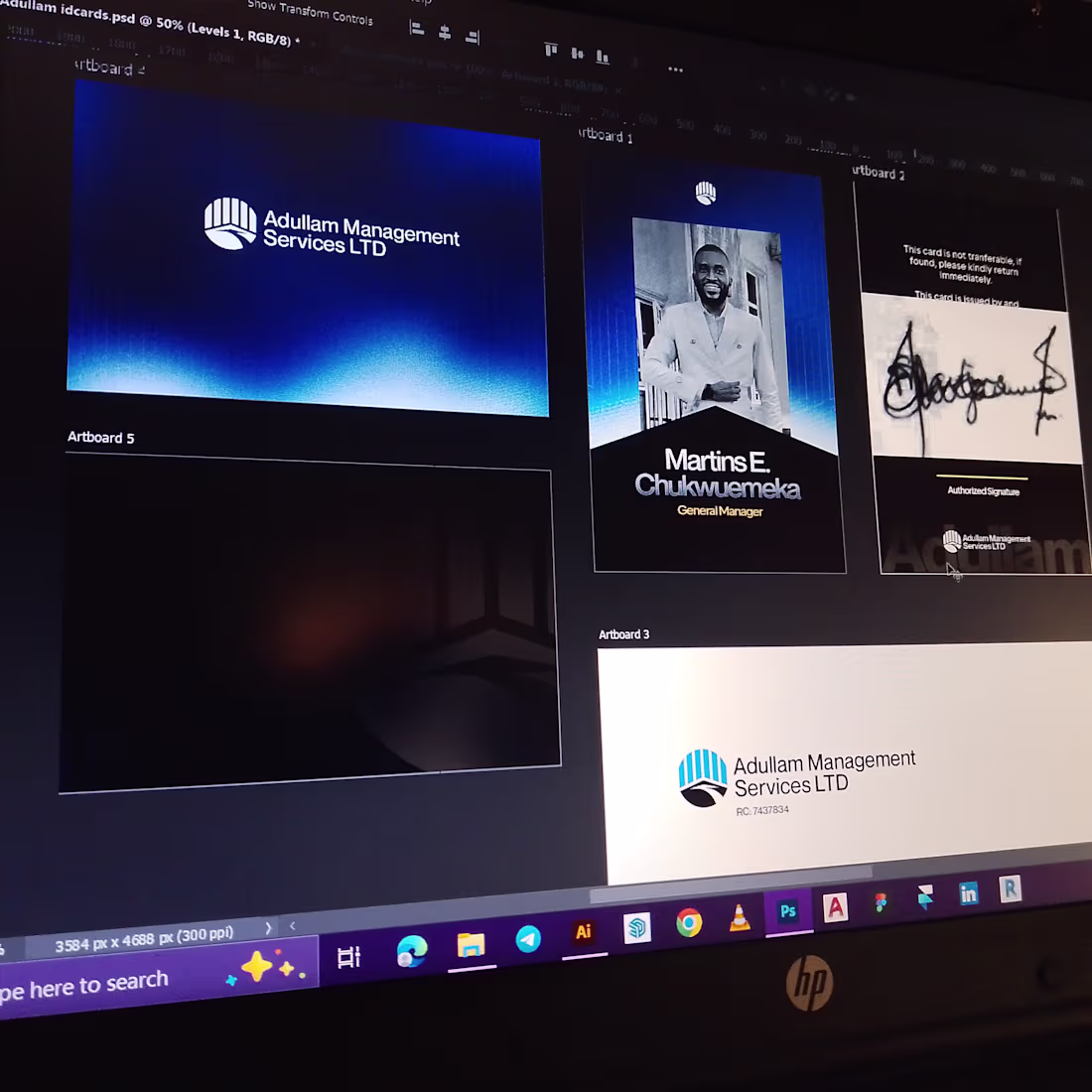 Cover image for Working on a brand identity