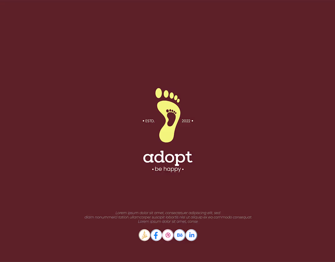 Cover image for adopt logo design