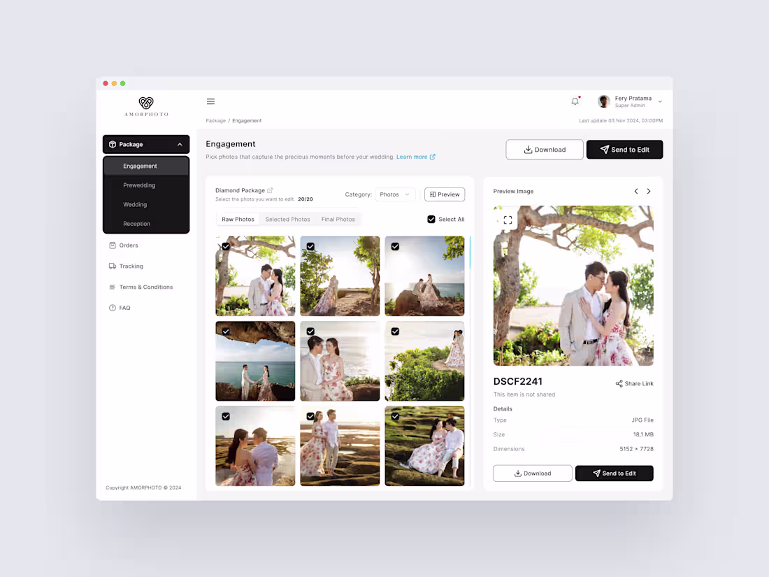 Cover image for Amor Photoworks