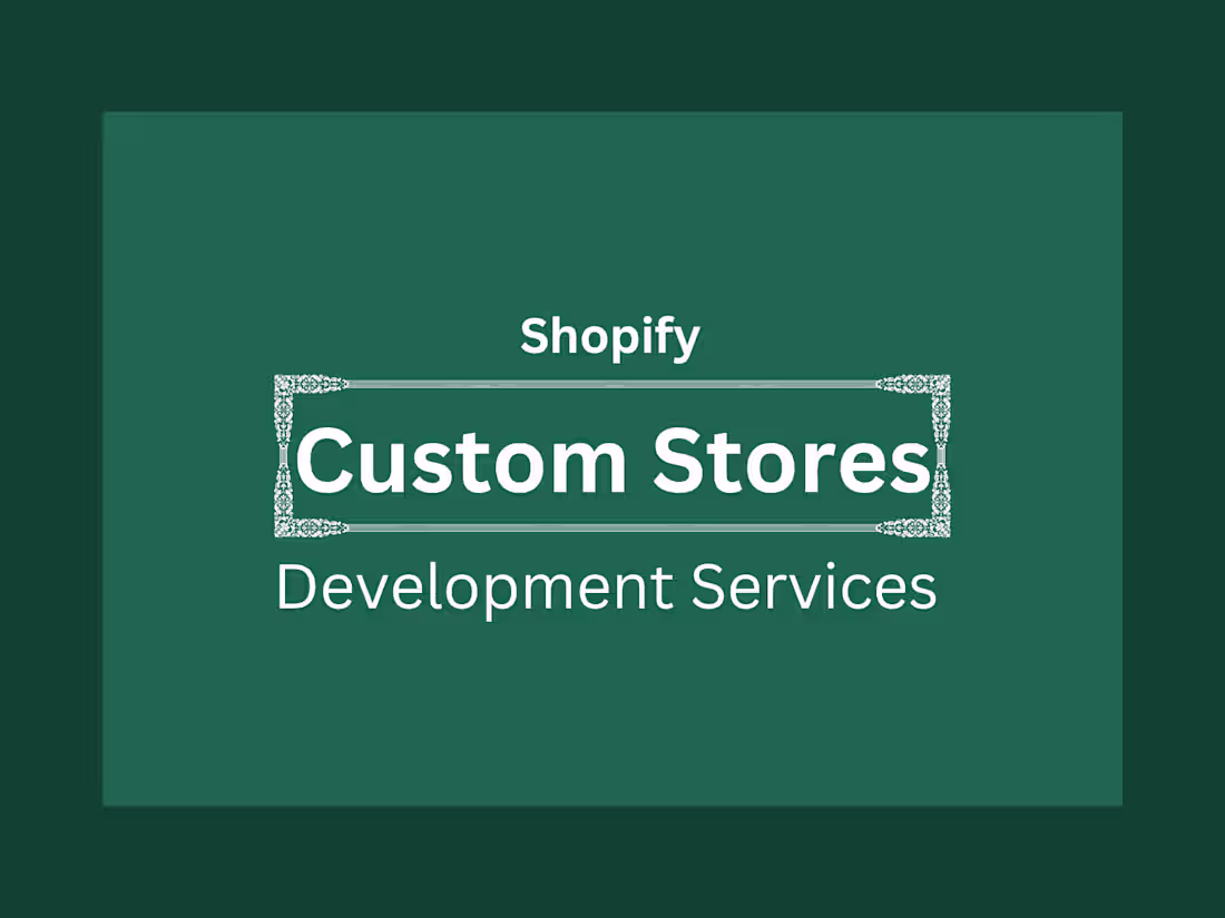 Cover image for Custom Shopify Store, Fully Customizable