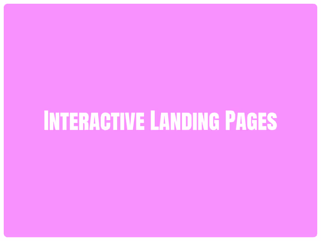 Cover image for A distinctive landing page, animated with Rive