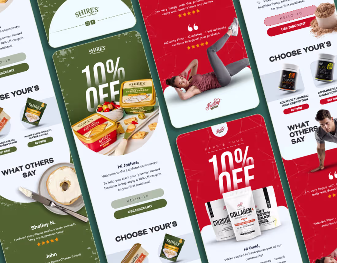 Cover image for Email design for supplement and