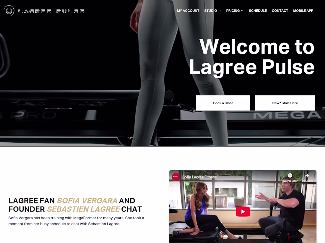 Cover image for Lagree Pulse – Boutique Fitness Booking Platform
