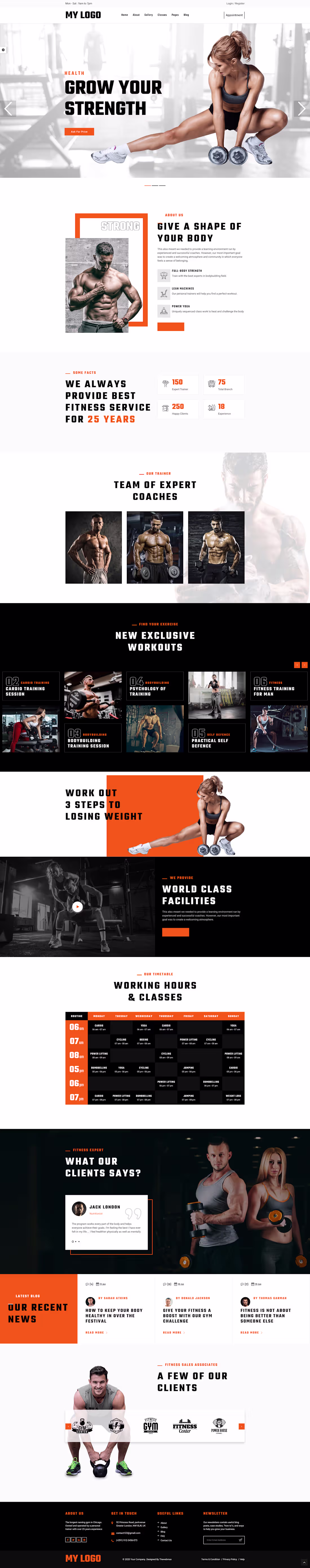Cover image for Energetic Website UI Design for Fitness & Wellness Brands