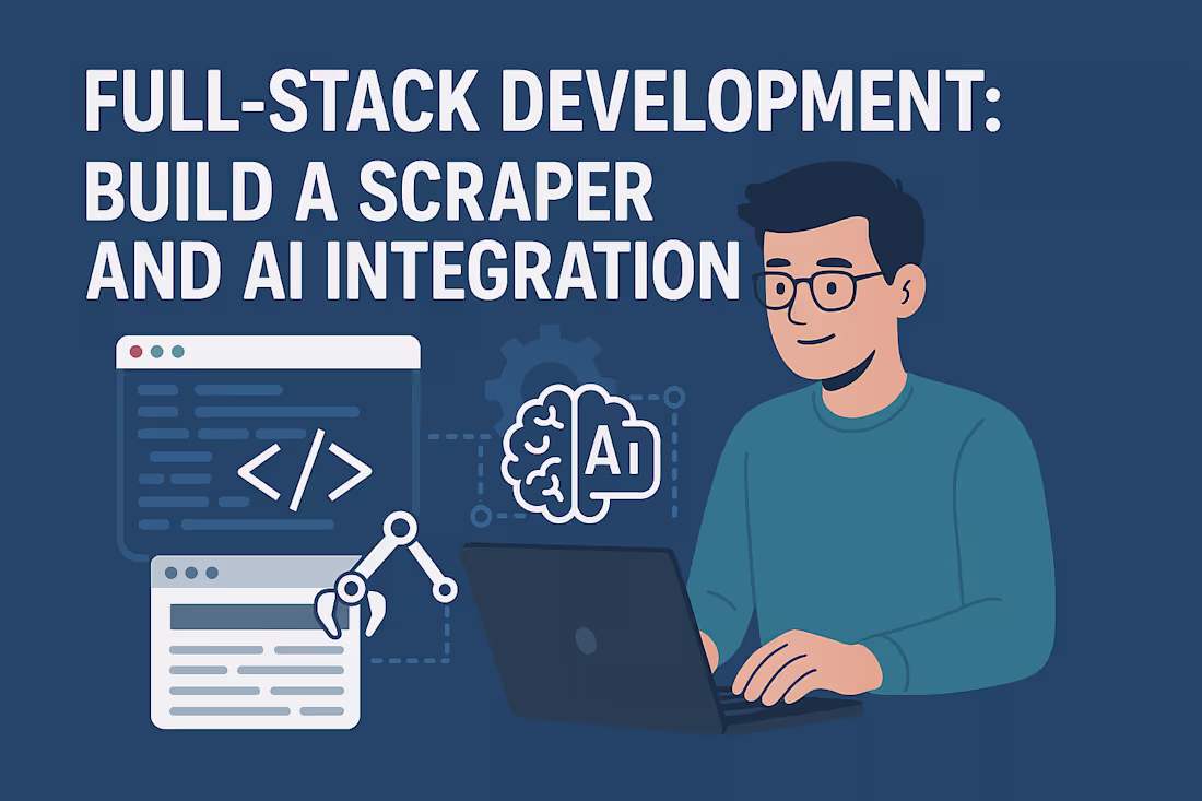 Cover image for Fullstack Development: Build Scrapers and AI Integration