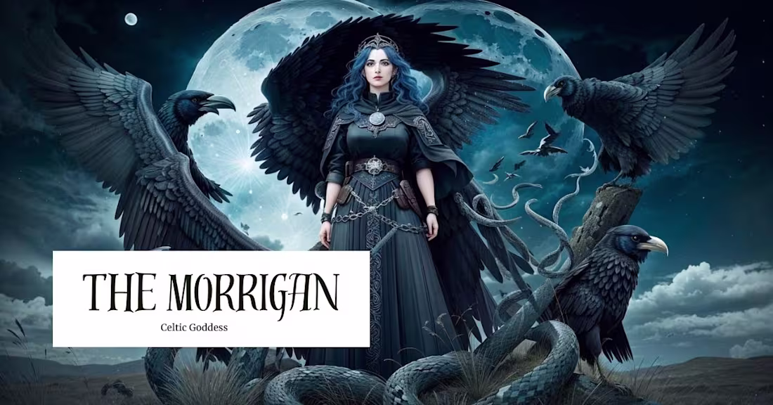 Cover image for The Morrigan: Triple Goddess of Death