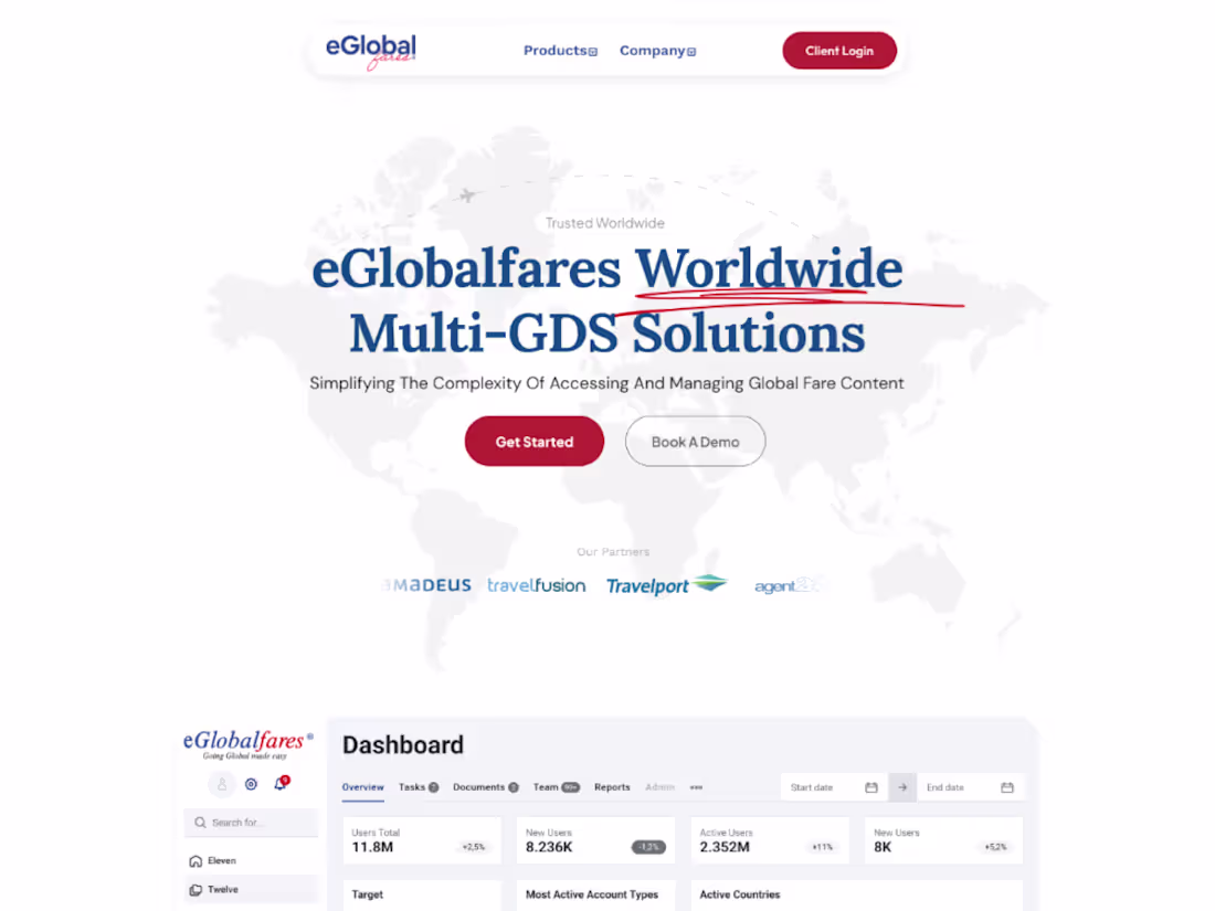 Cover image for eGlobalfares web redesign
