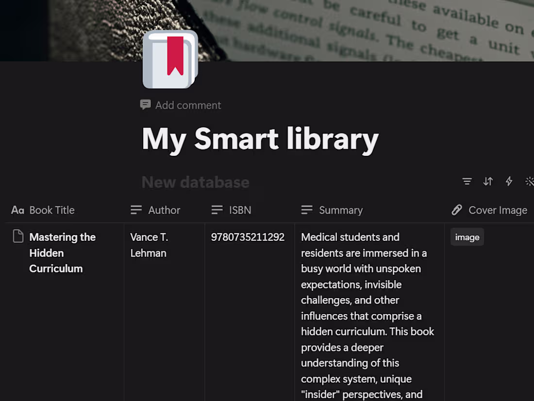 Cover image for My Smart Library - AI-Integrated