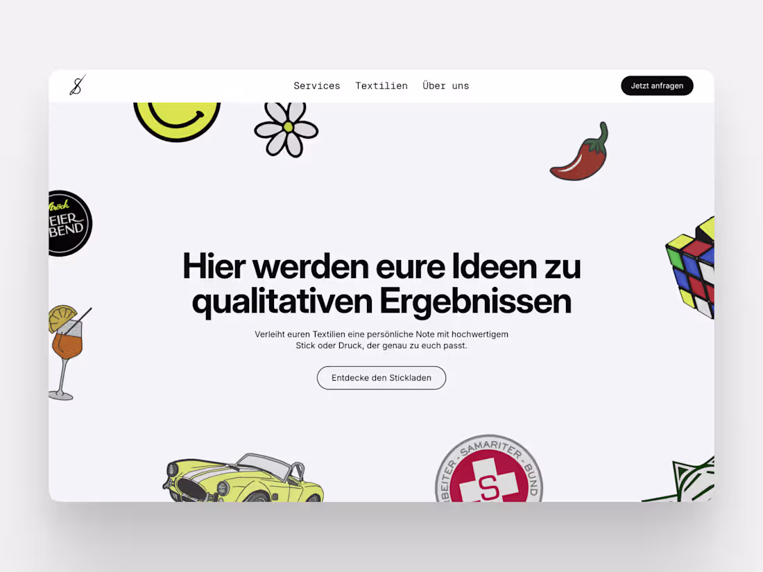 Cover image for Full Website Concept & Build for Der Stickladen