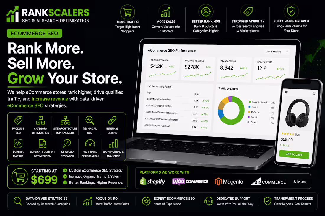 Cover image for Ecommerce SEO